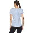 thumbnail image 2 of Camiseta básica Reebok Varigated Heathered para mujer, azul, XS, 2 of 3