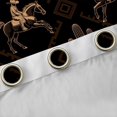 thumbnail image 4 of Homewish Bohemian Western Cowboy Kitchen Curtains,Southwest Desert Cactus Black Out Curtains Pack of 2 (42x63 Each), 4 of 6