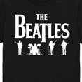 thumbnail image 3 of The Beatles - White Band Silhouettes - Men's Short Sleeve Graphic T-Shirt, 3 of 6
