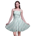thumbnail image 1 of Bimba Robe Soleil Mini Teinture sur Nœuds pour Femmes à Taille Smockée Imprimée, Tenue de Fête d'Été pour les Vacances - Xxx-Grand, 1 of 5