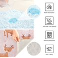 thumbnail image 4 of U-Shaped Toilet Mat Plush Bathroom Rug Mat Non Slip Bathroom Mats Cute Deer Pattern, 4 of 5
