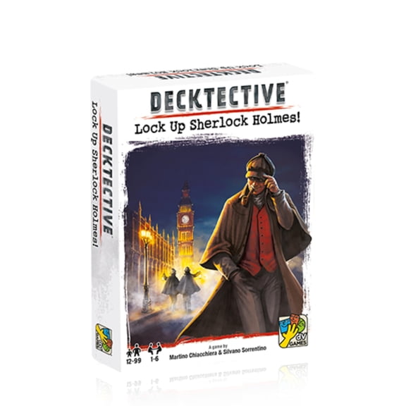 DaVi Editrice DVG5754 2023 Decktective Lock Up Sherlock Holmes Board Game