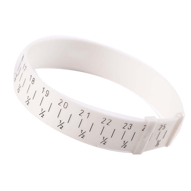 Herramenta de Mediciónica de Calibre de Brazalete de Pulsera de Plásstico, Medir Tamamos de Joyería de 15 A 25 cm