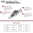 thumbnail image 2 of Golberg Unisex No Show Socks - 6 Pack Low Cut Cotton Socks with Non-Slide Strips for a Secure Fit - Casual Sock for Low Rise Shoes (Size - Large), 2 of 5