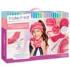 Make It Real: DYI Beanie Bun & Infinity Scarf - Pink Colors, Learn To Knit With A Loom, Teens Tweens & Girls, Arts & Crafts, All-In-One Yarn Kit, Learn A New Skill, Kids Ages 8+