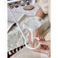 thumbnail image 4 of Vaso de vidrio con espiral creativo con pajita: vaso para leche y cócteles de alta estética y de moda, 4 of 6