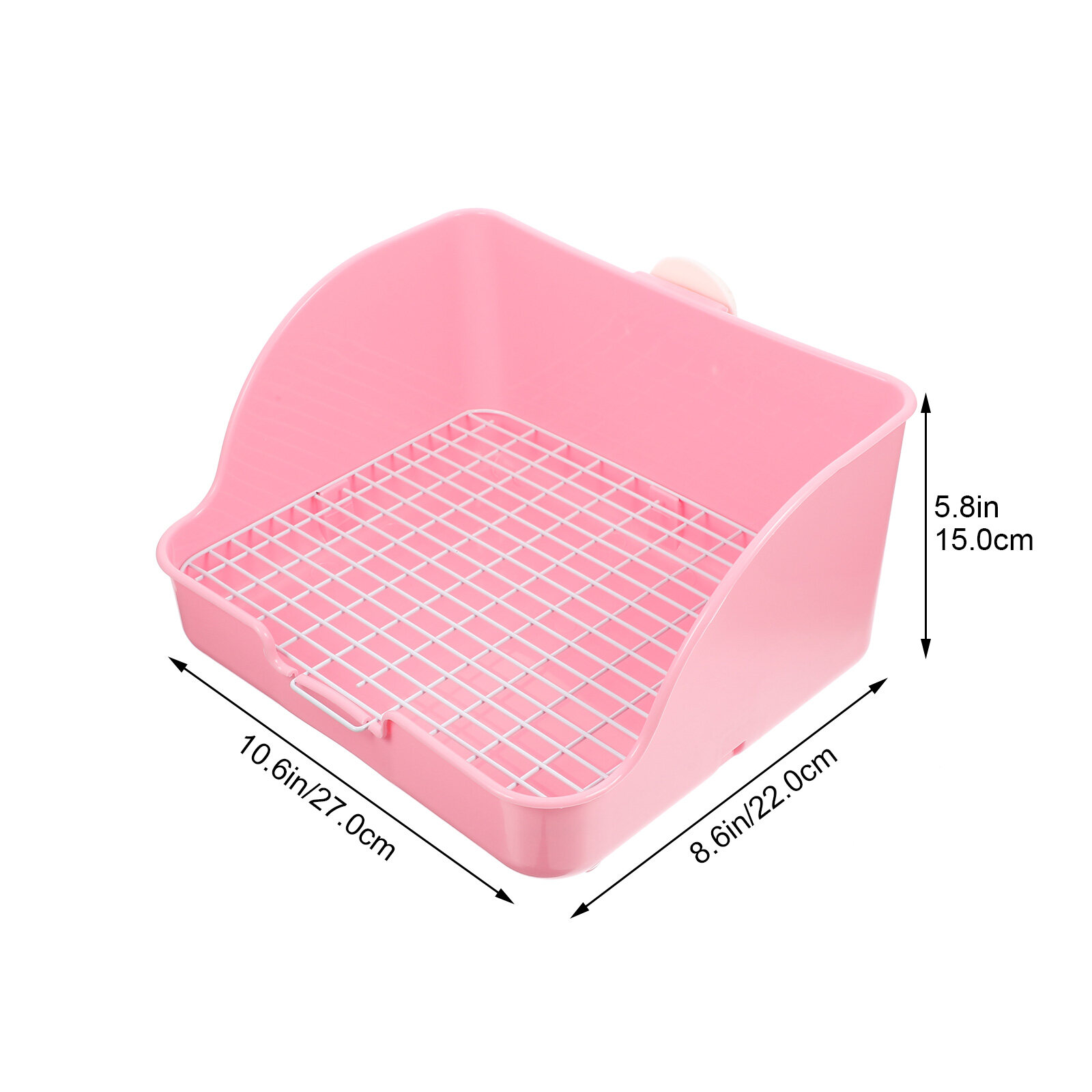 Pet Cage Toilet Bunny Litter Box Trayshaped Bunny Toilet Rabbit Litter