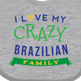 thumbnail image 4 of Inktastic Brazilian Family Reunion Funny Boys or Girls Baby Bib, 4 of 4