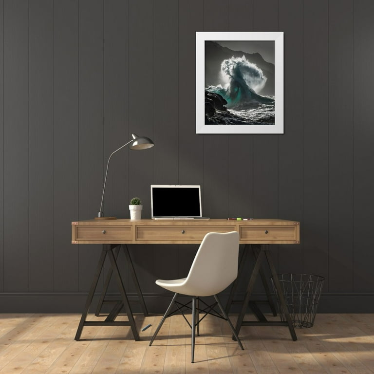 Fong, Ken 26x30 White Modern Wood Framed Museum Art Print Fong, Ken 26x30 White Modern Wood Framed Museum Art Print