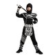 thumbnail image 2 of Disfraz de ninja plateado de escamas de dragón para niño de Halloween para juego simulado Spooktacular Creations Spooktacular Creations, 2 of 2