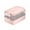 Frozen Berry, variant on Linoroso 2 Stackable Leakproof Bento Lunch Box for Adults, All-in-One Bento Box with Sauce Cups, Fork and Spoon - Pale Mint