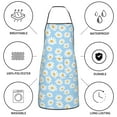 thumbnail image 6 of Sikiie Floral Daisy Aprons for Kitchen Cooking Aprons, Chef Apron for Men Women Chef, 6 of 7
