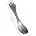 thumbnail image 2 of Cuchara 3 en 1 Kearding Acero inoxidable Camping Picnic, 2 of 6