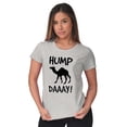 thumbnail image 4 of Hump Day Camel Wednesday Weekday Womens Slim Fit Graphic Tee Brisco Brands X, 4 of 5
