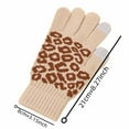 thumbnail image 3 of Knitted Cold Proof Plush Thickened Christmas Gloves, 3 of 4