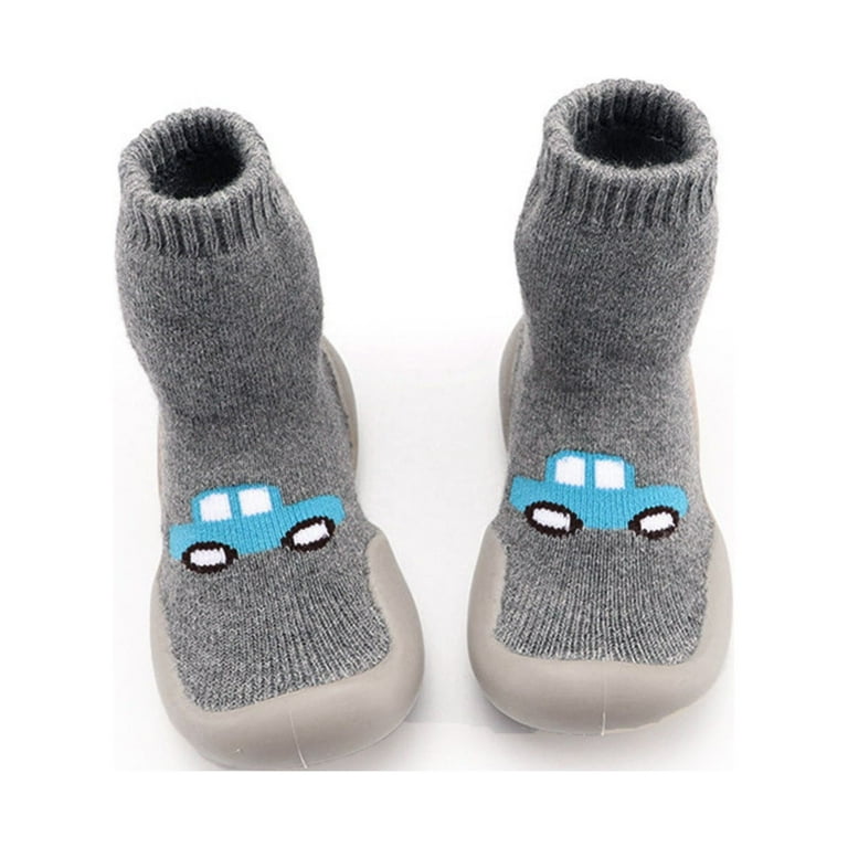 Fshinging Socks Casual Walkers Elastic Baby Cartoon Soft Toddler