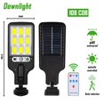 thumbnail image 1 of Lámpara Solar Led de pared para exteriores, luz impermeable con Sensor de movimiento PIR, 3 modos, decoración de jardín, Patio, porche, garaje, 1-8 piezas, 1 of 4