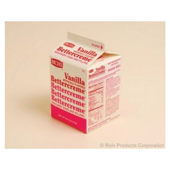 Bettercreme Non-Dairy Artificial Flavor Vanilla Ga Pure Pack 8.8lbs (PACK OF 4)