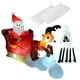 thumbnail image 2 of Papá Noel inflable para exteriores, ideal para patios y jardines., 2 of 9
