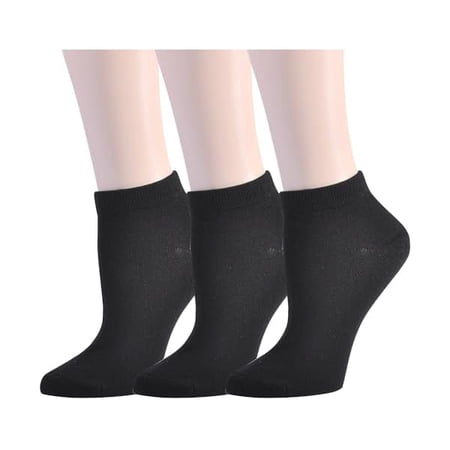 wmincc Women's Bamboo Ankle Socks - Seamless Toe, Low Cut, No Show, Lightweight 3/6 Pack