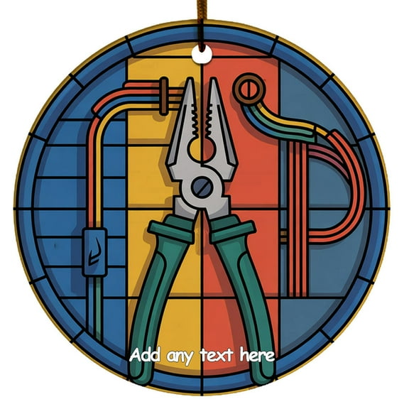 Electrician Ornament – Christmas 2025 Ornament Keepsake, Personalized Decoration and Gifts for Electrician Lovers