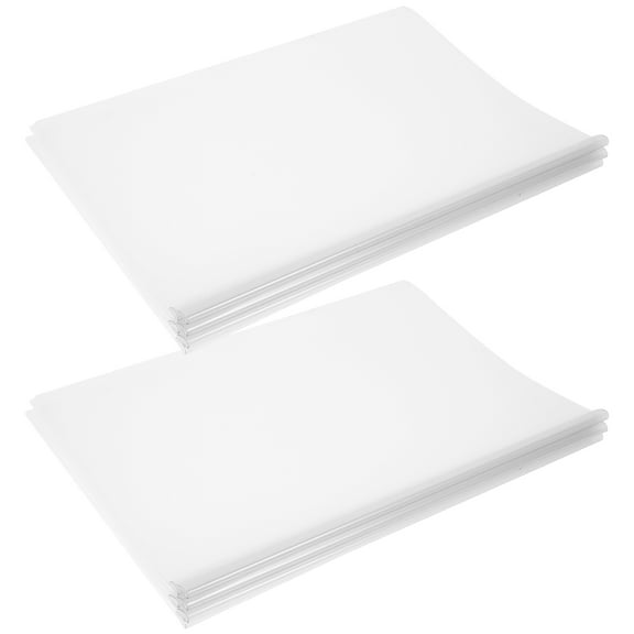 10 Pcs Clear Paper Transparent Drawbar Book Cover 31.00X21.00X1.00CM