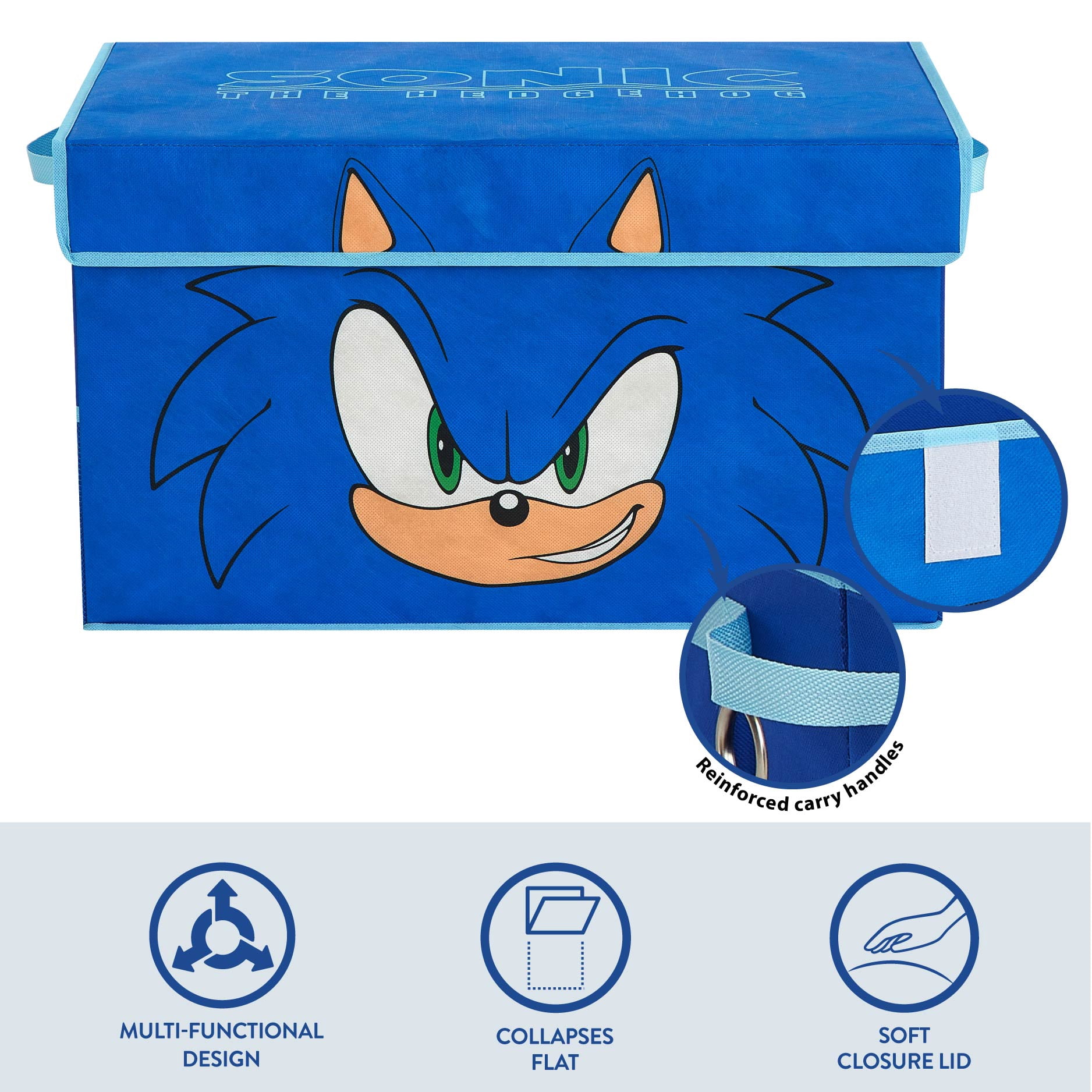 Sonic The Headgehog 22.5" W x 13.5" H Storage Trunk