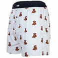 thumbnail image 2 of Happy Shorts Boxers de hombre tejidos - Estilo americano, algodón, estampados Bear on Stripes XL (X-Large), 2 of 3