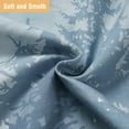 thumbnail image 5 of Misty Forest Shower Curtains Nature Linen Fabric Shower Curtain Set Ombre Blue Grey Fantasy Fog Magic Mountain Shower Curtains for Bathroom Decorative Bath Curtain, 72x72, 5 of 6