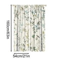 thumbnail image 2 of Farmhouse Pattern Floral Blackout Curtains for Living Room Bedroom, Bird Wildflower Window Curtains Rod Pocket Thermal Insulated Window Drapes, 2 of 4