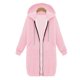 thumbnail image 4 of Chaquetas y abrigos casuales de manga larga con capucha para mujer, chaqueta de color liso, gruesa, de forro polar, informal, de invierno, con cremallera, manga larga, bolsillo, con capucha, suéter la, 4 of 8
