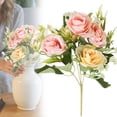 thumbnail image 2 of 1 Bundle Artificial Flowers Cemetery Memorial Bouquet Plastic Flowers for Hanging Window Box Home Table Centerpieces Wedding Garden Indoor Outdoor Decor, 2 of 7