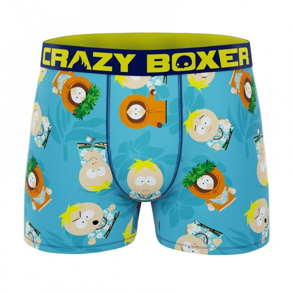Crazy Boxers South Park Tropical Men's Boxer Briefs-XXLarge (44-46)