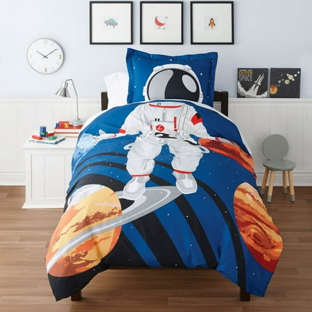 Mainstays Kids Astronaut Duvet Cover Set Cover Set Walmart Com
