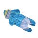 thumbnail image 4 of Fibras acrílicas azul mascota doble capa espesar cuatro pies impermeable impermeable con capucha impermeable para perros gatos, 4 of 8