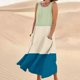 thumbnail image 2 of Vestido de Verano para las Mujeres sin Mangas Lino-Look Impreso Maxi, Suelto Fluido Y Vestido Sexy de Moda para las Mujeres, 2 of 5