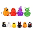 thumbnail image 4 of 120PCS Halloween Mini Resin Ducks Glow in the Dark, Random Duck Figurines for Halloween Decoration, 4 of 8