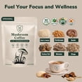 thumbnail image 4 of Mushroom Coffee 6-in-1 Instant Coffee, 40 Servings (200g), Lion’s Mane Cordyceps Reishi Blend, Low Caffeine Coffee Alternative, Sugar Free, Keto, Vegan, 4 of 5