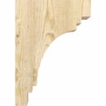 thumbnail image 3 of 6"W x 10"D x 14"H Pescadero Rough Sawn Corbel, Douglas Fir, 3 of 9