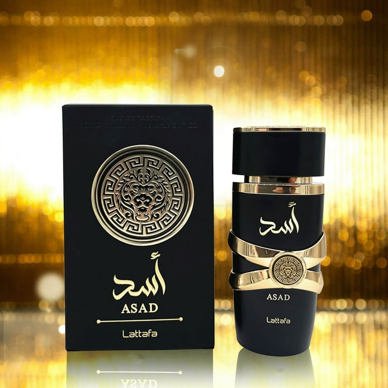 Asad for Unisex Eau de Parfum Spray, 3.4 Ounce, Lattafa Asad for Unisex Eau de Parfum Spray, 3.4 Ounce, Lattafa