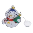 thumbnail image 3 of Lámpara colgante de taza navideña LED BuyWeek lámpara colgante de ventana con forma de muñeco de nieve decoración navideña, 3 of 12