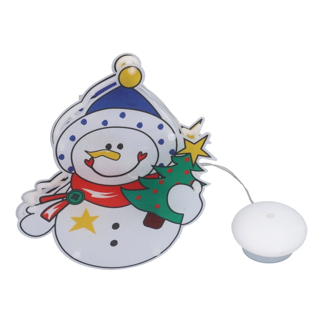 Luz Colgante De Ventana De Navidad LED, Lámpara Colgante De Taza De Navidad LED Multiusos Con Pilas Con Ventosa Para árbol De Navidad Para Barra