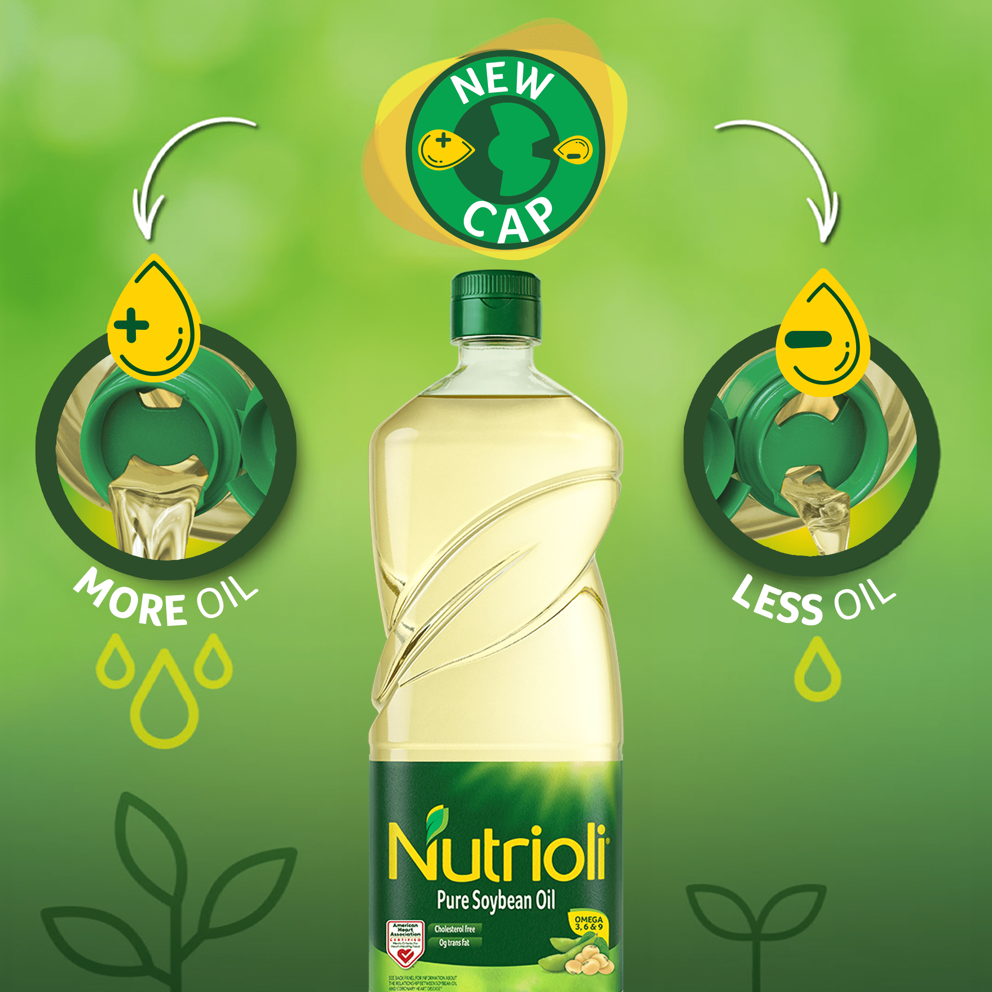 Nutrioli Pure Soybean Oil, 32 fl oz