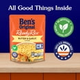 thumbnail image 6 of (12 pack) Ben's Original Butter and Garlic Flavored Ready Rice, Easy Dinner Side, 8.8 Ounce Pouch, 6 of 20