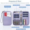 thumbnail image 2 of Funda para pasaporte, cartera Fintie Family, de nailon, con bloqueo RFID, 2 of 8