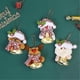 thumbnail image 5 of Christmas Bells Tree Decorations Christmas Decorations Christmas Bell Pendant Christmas Wreath Pendant Christmas Pendant, 5 of 5