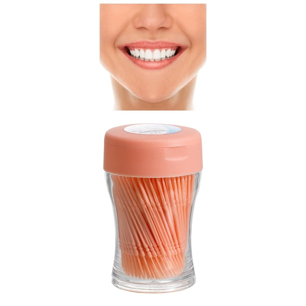 3conlineservice 200 palillos de dientes desechables para limpieza dental Naranja
