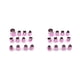 thumbnail image 2 of Suministros de moldes para picar Cateissary 12 piezas en forma de vegetales color Violeta, 2 of 6