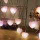 thumbnail image 4 of Tiras LED de hilo de cobre en forma de corazón para San Valentín | Farol blanco cálido a pilas | Iluminación decorativa resistente a la intemperie | Caja de baterías ABS de 2,2 x 2,1 pulgadas, 4 of 5