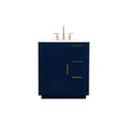 thumbnail image 3 of 30 inch single bathroom vanity in blue, 3 of 8